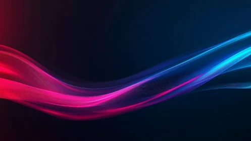 Velvet light waves drifting across a midnight horizon.