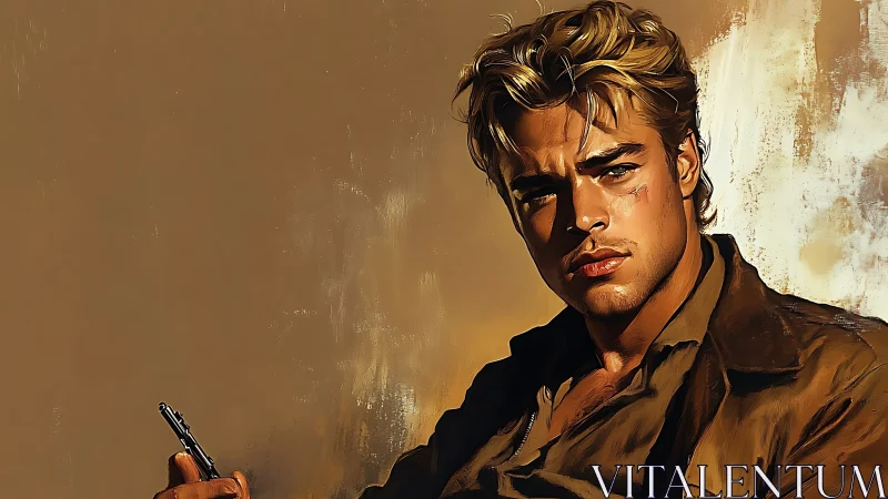 Cinematic digital portrait studies chiaroscuro lighting and texture