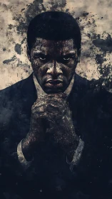 Stormworn Gentleman in Shadowed Resolve and Silent Fire.