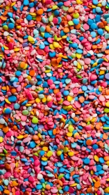 Vibrant Polychromatic Spheroid Aggregation with Saturated Chromatic Distribution