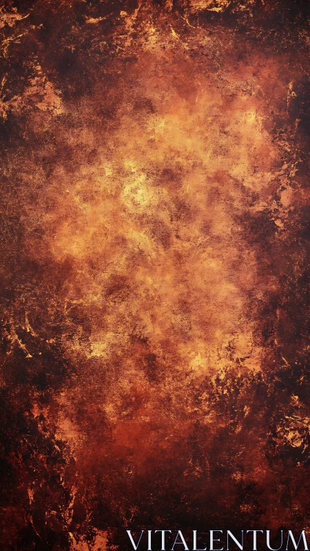 Fiery Abstract Texture: Warm Energy and Creative Expression