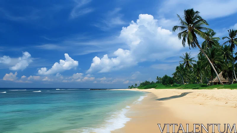 Tropical Paradise Awakens: Golden Sands Meet Turquoise Dreams