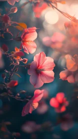 Garden Dreams in Warm Light.