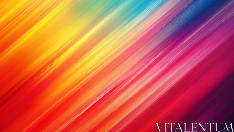 Sunlit color streaks racing across a soft dreamy sky.