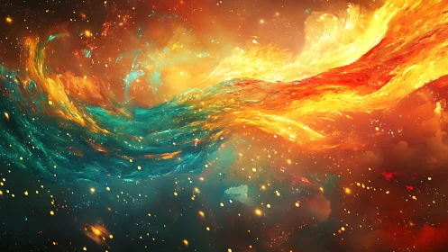 Celestial Fire and Ocean Collision.