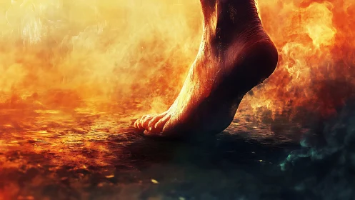 Dragon's Infernal Foothold: Fire-Wreathed Claw.