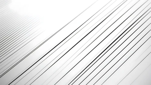 Diagonal silver lines slice through luminous white quiet.