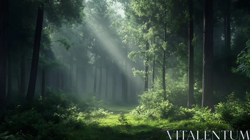 Misty Forest Pathways of Wonder.