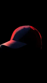 Baseball cap isolated in low key directional lighting study