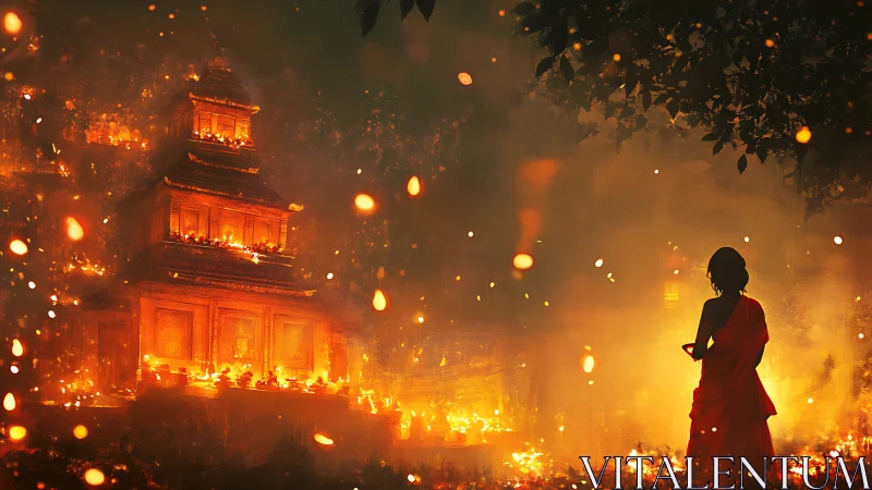 Solitude and Light Among Ancient Temples.