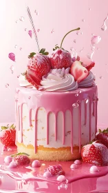 Strawberry Dream Cake with Whipped Magic.