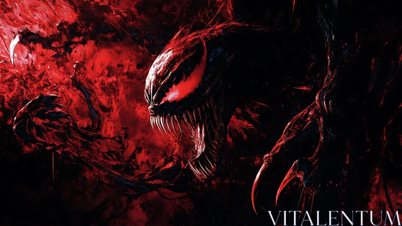 Symbiotic fury rips through crimson shadow and shattering light