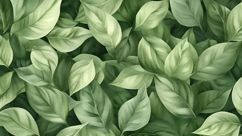 Leafy murmurs weave a soft emerald maze of gentle shade