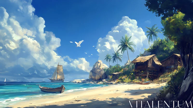 Where Forgotten Ships Dream of Tropical Harbor Silence.