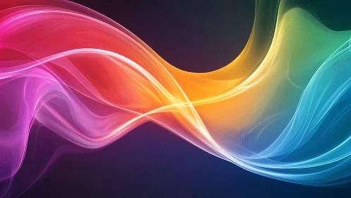 Spectral lightwave ribbons in multicolor fluid gradient field