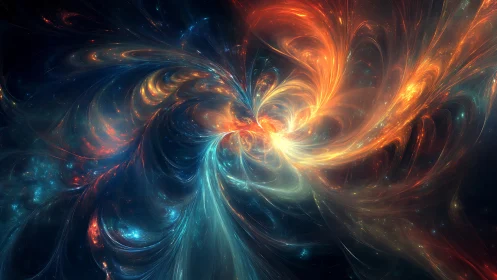 Solar winds waltz through a neon nebula’s tangled heart