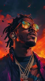 Solar storm swagger turns city lights into molten reflections