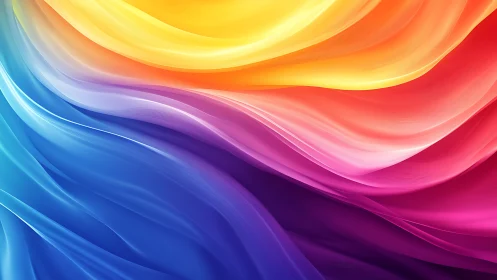 River of woven light curls through a prismatic sky