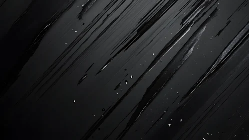 Midnight graphite streaks with star-speckled abstract rhythm.