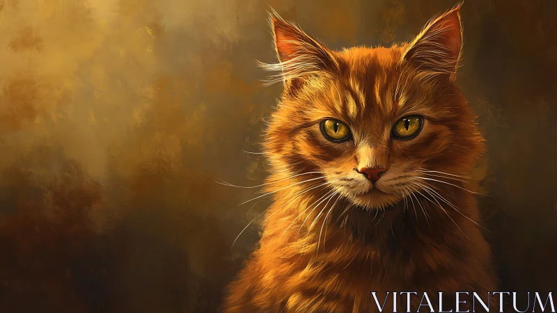 Golden Guardian Stares Back With Luminous Intent