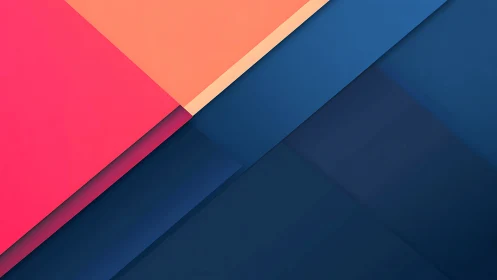 Colorful overlapping panels create calm geometric harmony