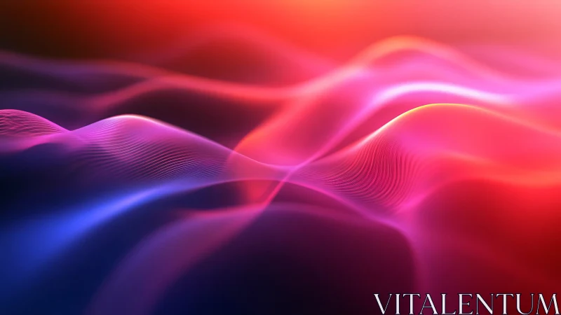 Spectral gradient wavefields with luminous harmonic contours.