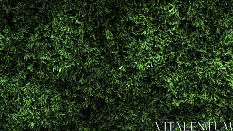 Dense Hierarchical Coniferous Foliage Under Directional Illumination