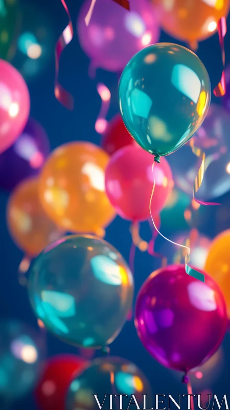 Luminous Orbs Dance in Chromatic Reverie.