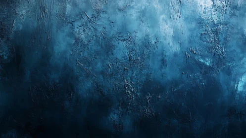 Moody blue textured wall that invites quiet reflection.