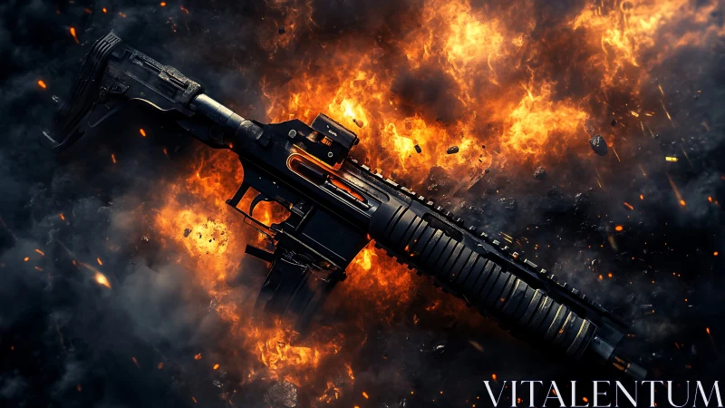 Tactical Rifle in Explosive Inferno.