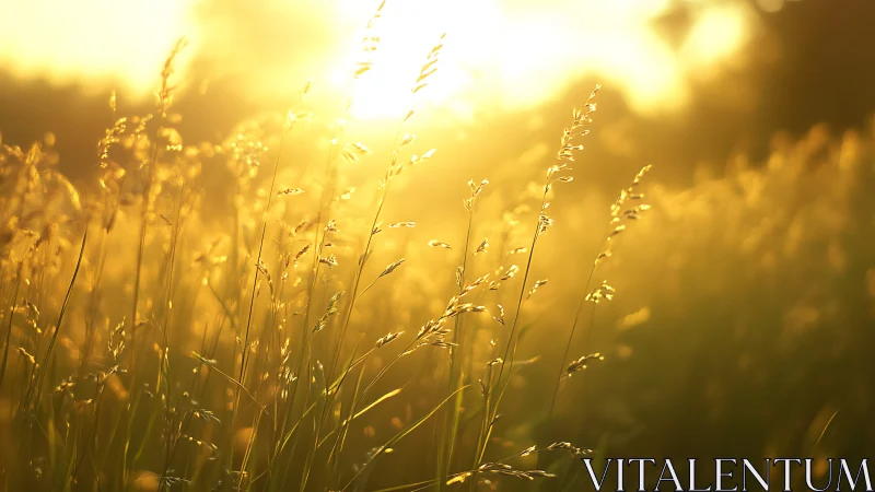 Golden meadow whispers in late summer’s drowsy light.