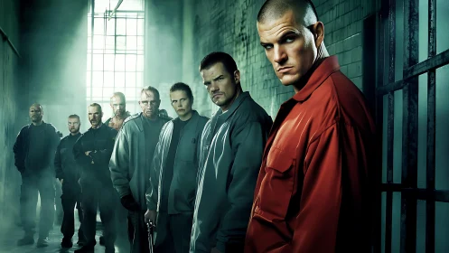 Linear depth-of-field portrait studies hostile prison gang hierarchy