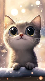 Meet This Absolutely Adorable Wide-Eyed Kitten