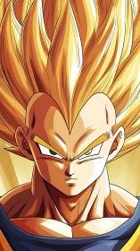 Saiyan fury sharpens into golden, gravity‑breaking focus