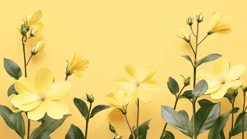 Luminous Blooms Dancing Against Golden Hour Warmth