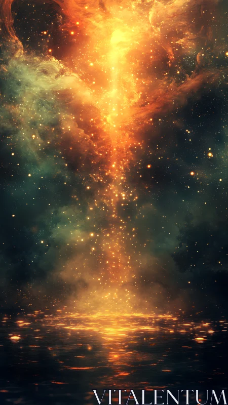 Cosmic Energy Burst with Particle Cascade.