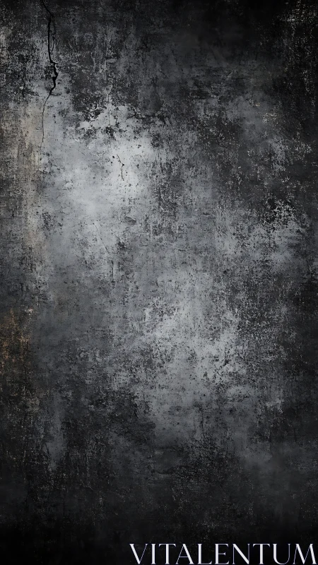 Grit-kissed charcoal wall fading into soft industrial mist.