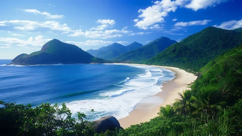 Where Mountains Plunge into Turquoise Paradise