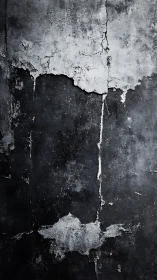 Weatherworn concrete monolith with ghostly peeling echoes.