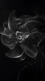 Parametric luminous nebula forms layered translucent spline fields