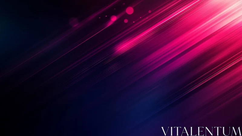 Neon comet trails racing across a berry-blue twilight sky.