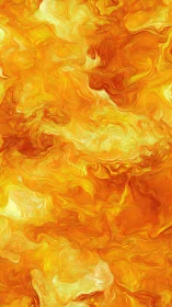 Liquid fluid abstraction with warm chromatic layers and organic swirling patterns.