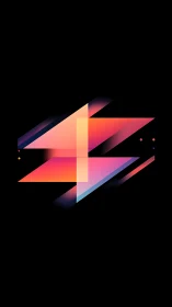 Neon prisms sprint sideways through velvet digital midnight