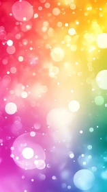 Multicolor gradient background with soft circular bokeh overlay.