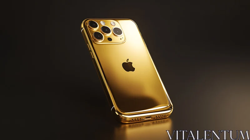 Luxury Gold iPhone Pro Shines with Premium Design