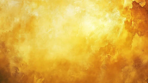 Golden abstract landscape with warm atmospheric depth.