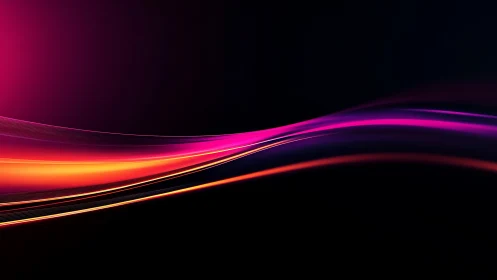 Chromatic plasma waveforms across gradient vacuum field.