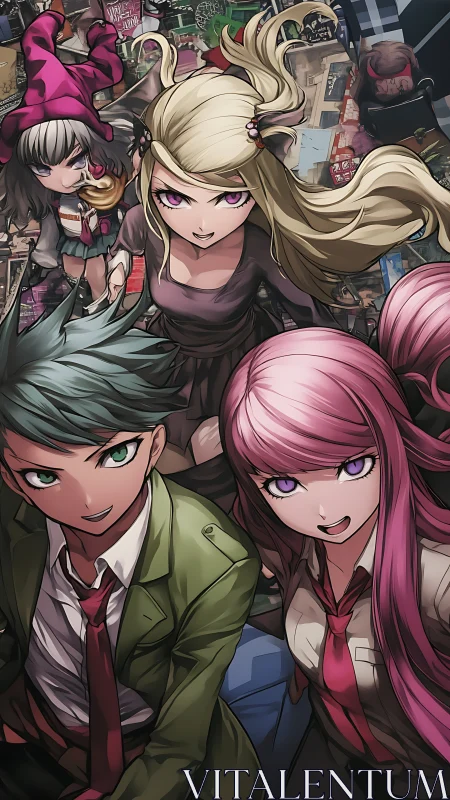 Anime quartet confronts chaotic urban mystery at night