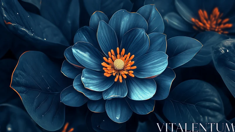 Twilight Blossom Catches Fire With Brilliant Orange Soul