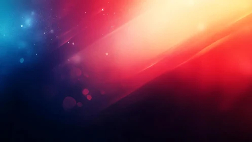 Vibrant Abstract Light Streaks with Gradient Colors Background.